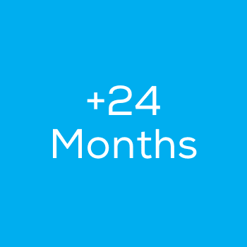 Blue square content 24+ months